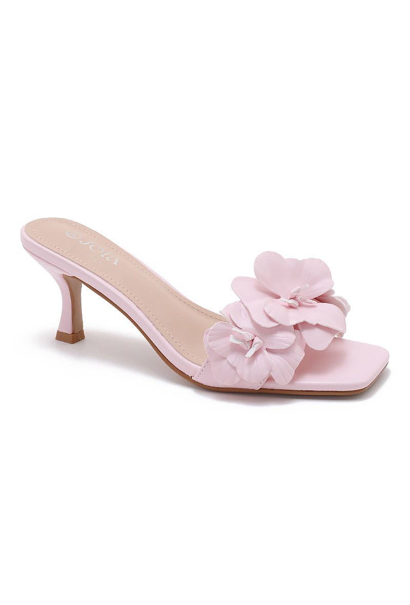 Absatz-Mule mit Blumenverzierung – Ansicht 5