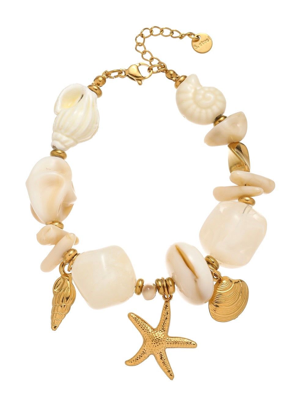 Armband „Seaside“ orange oder weiß
