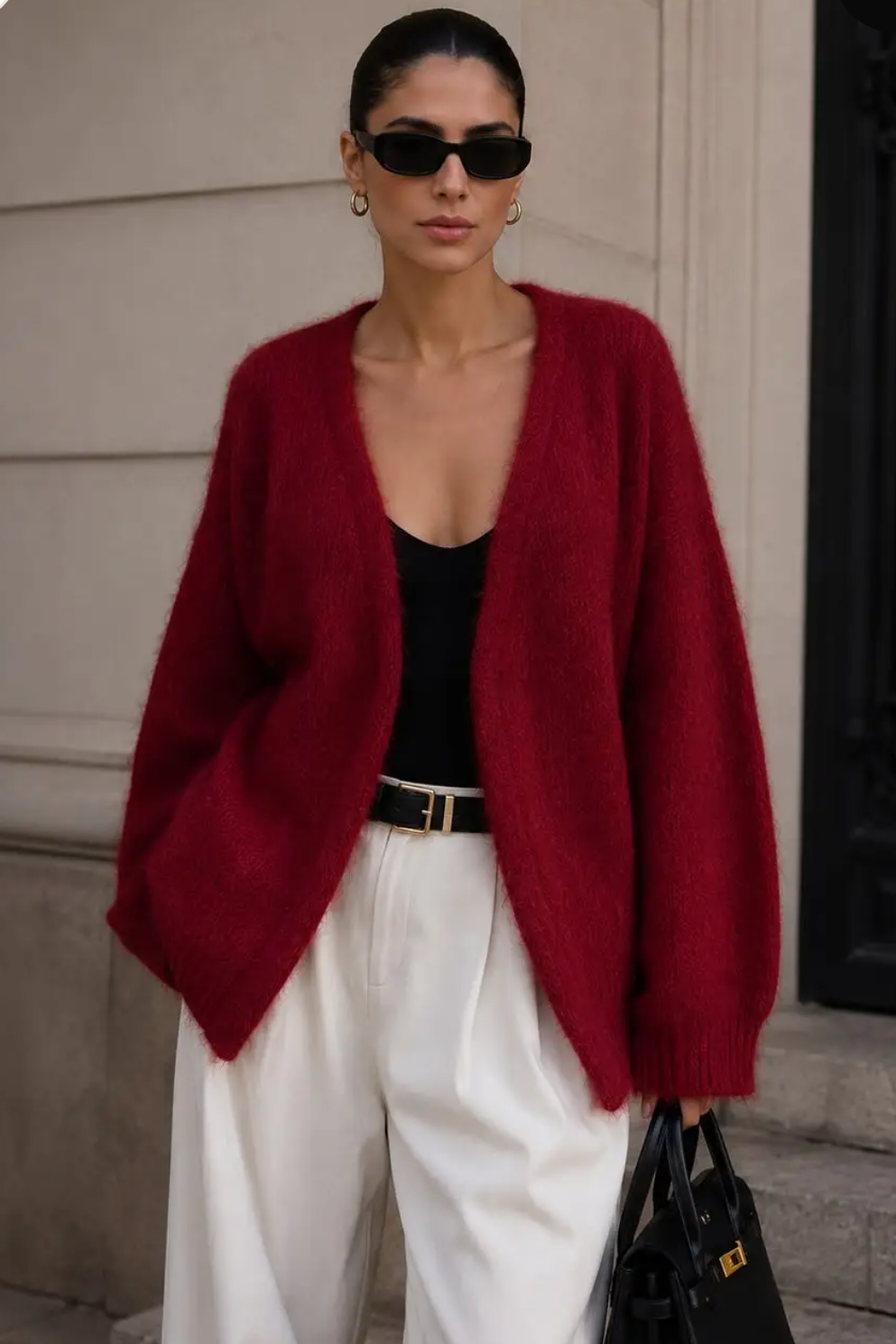 Cardigan „Josy“ Bordeaux