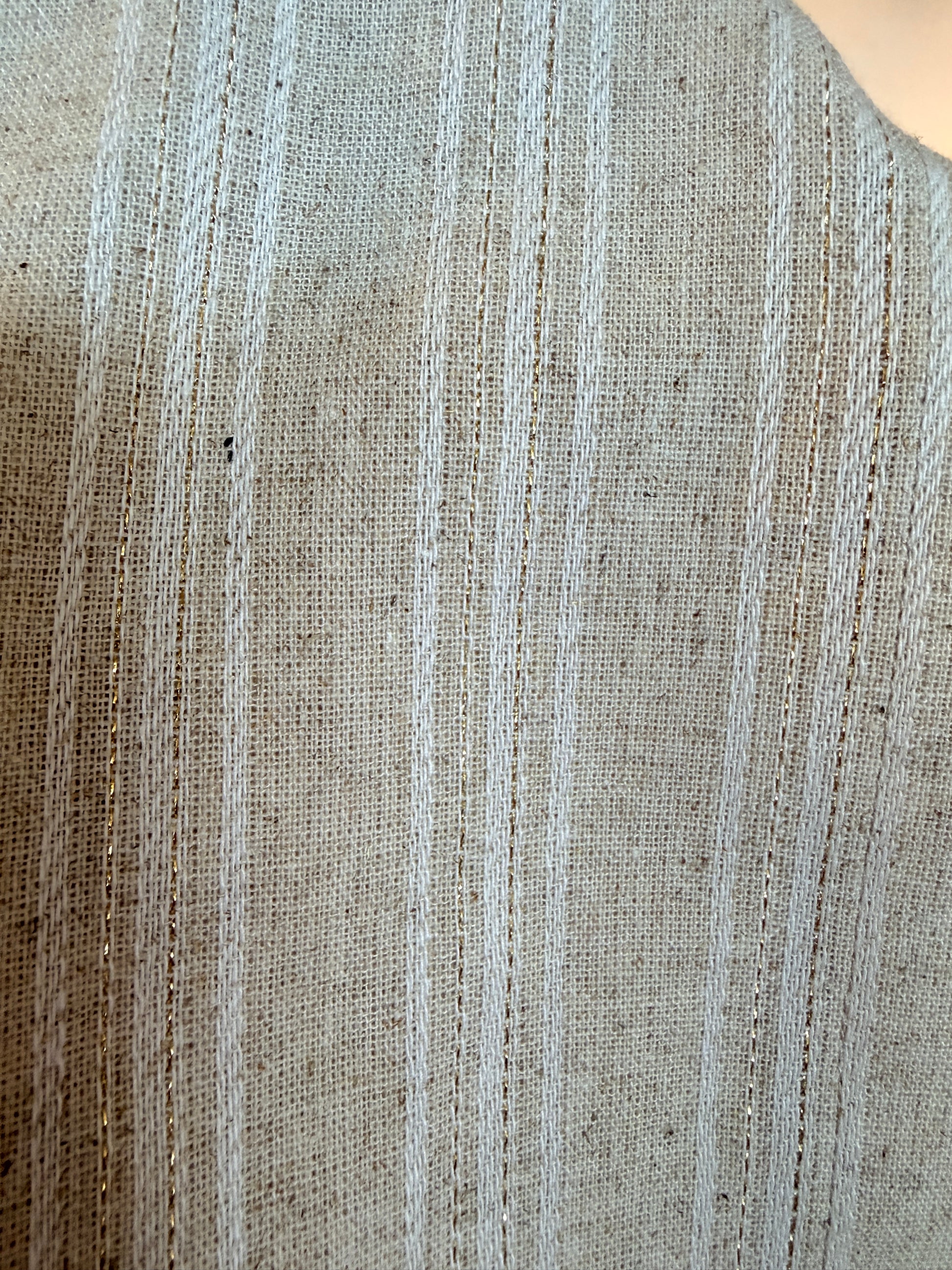 Leinen Lurex Hose