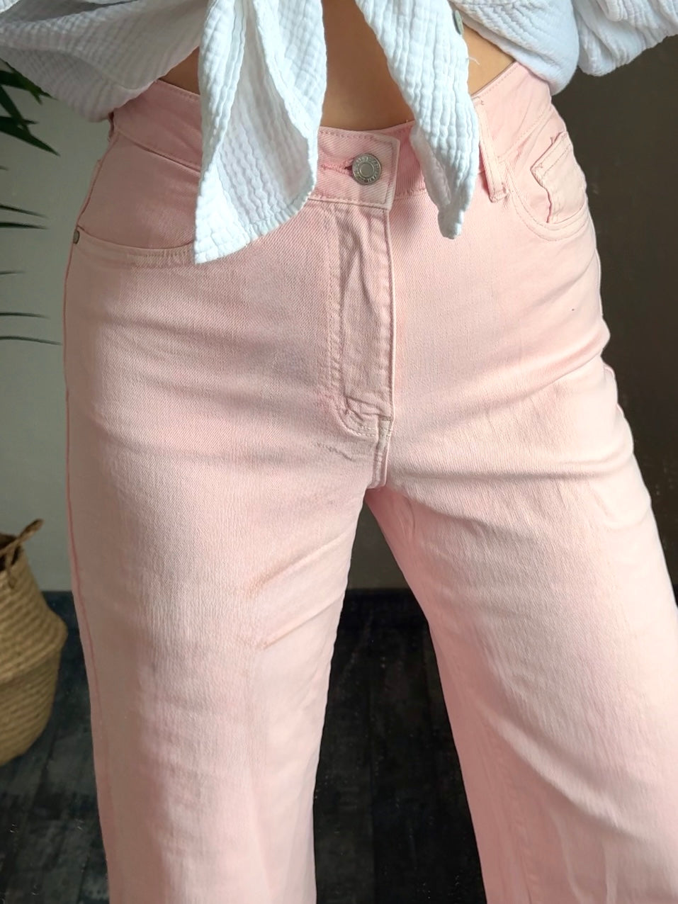 High Waist wide leg Jeans