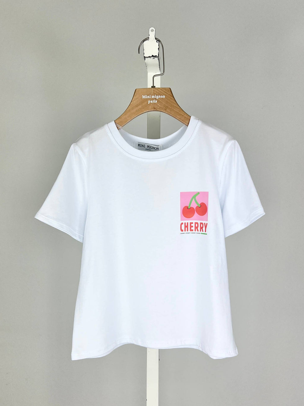 Baumwoll-T-Shirt Mädchen „Cherry“