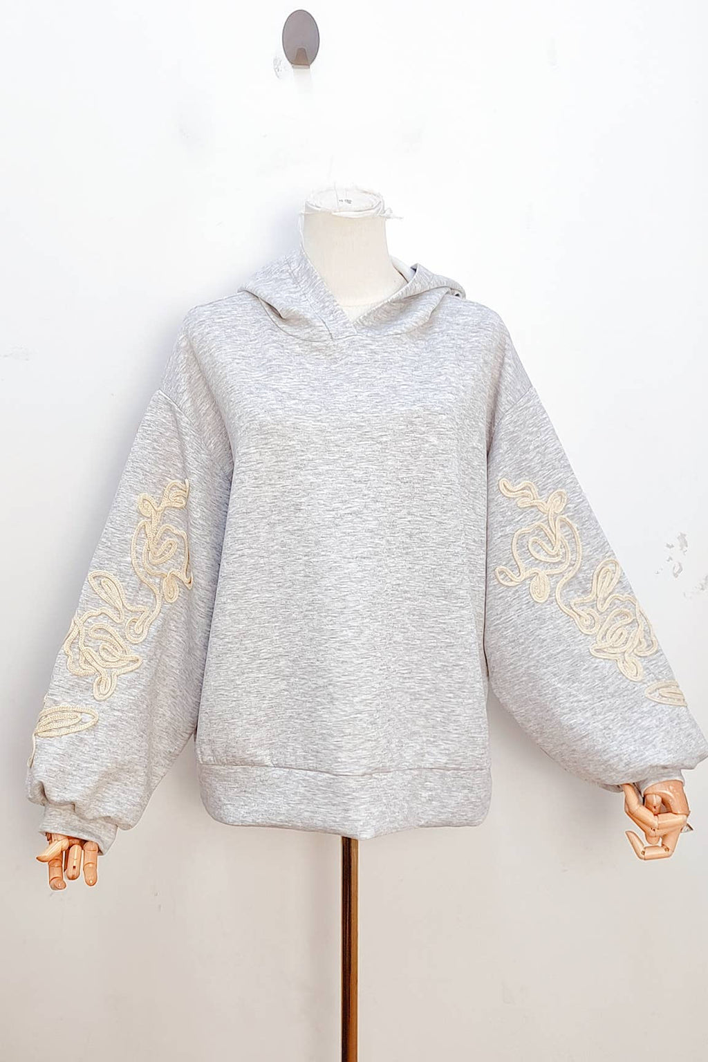 Kapuzenpullover grau