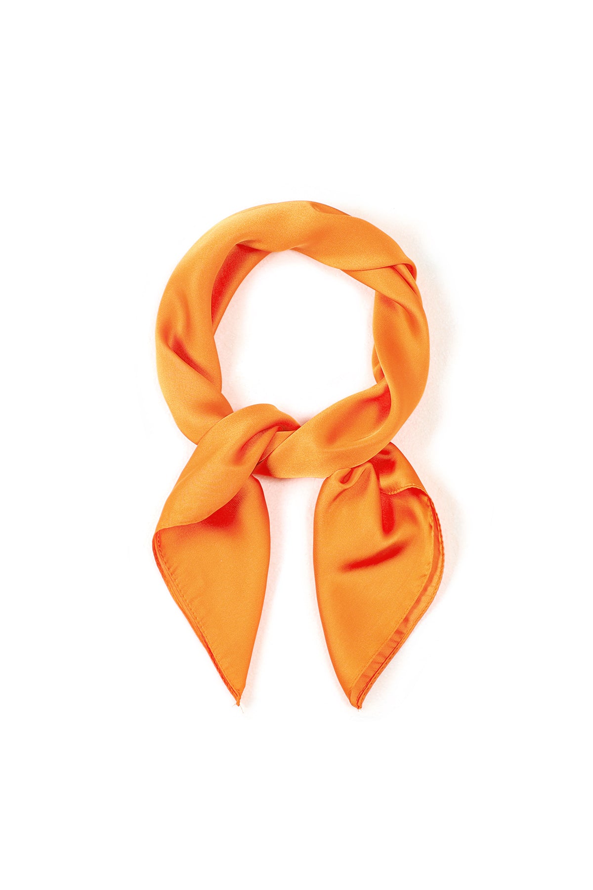 Orangefarbenes Tuch