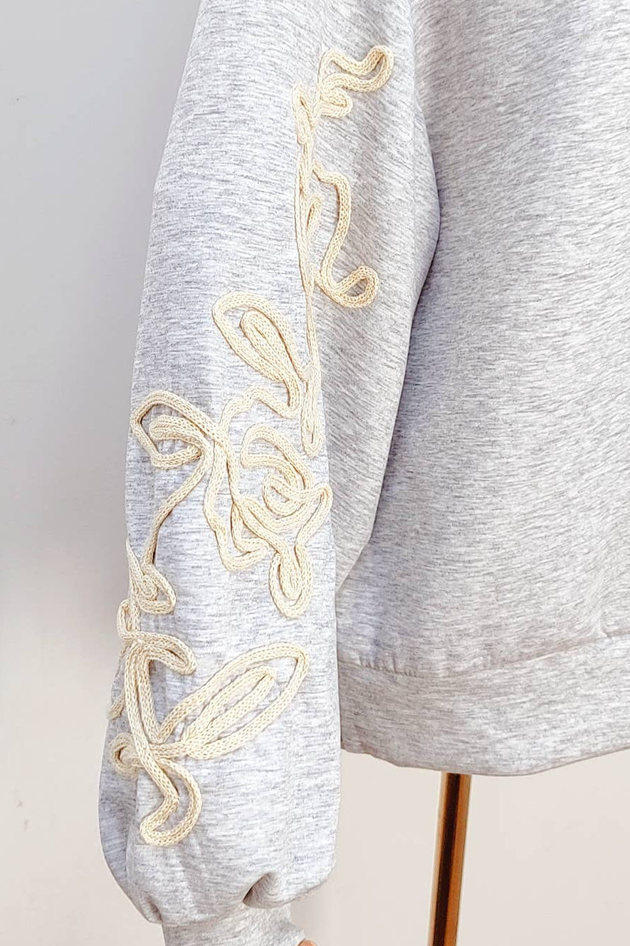 Kapuzenpullover grau
