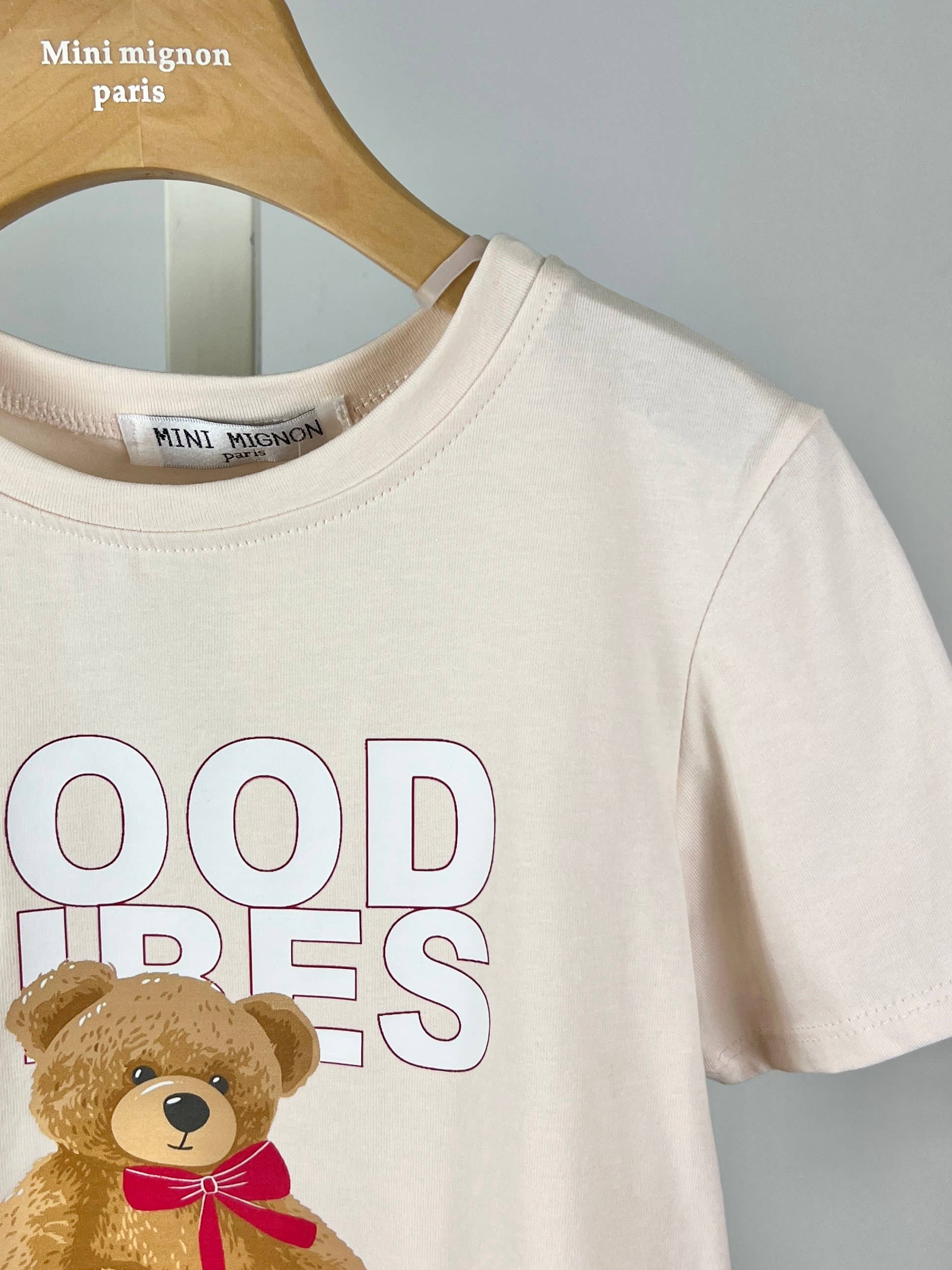 Mädchen T-Shirt Teddy