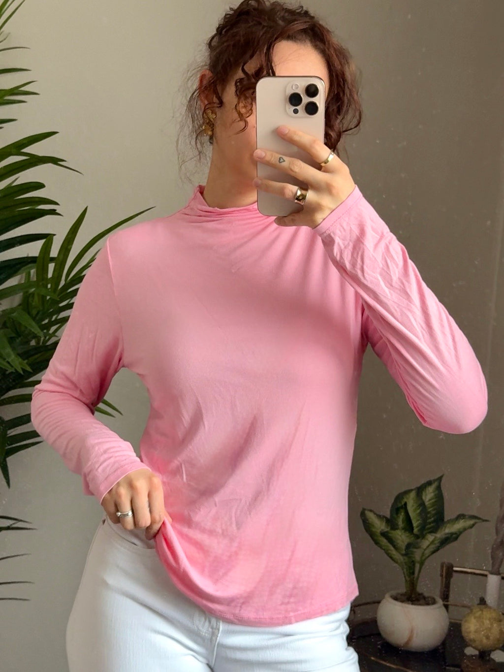 Viskose Basic Longsleeve, versch. Farben