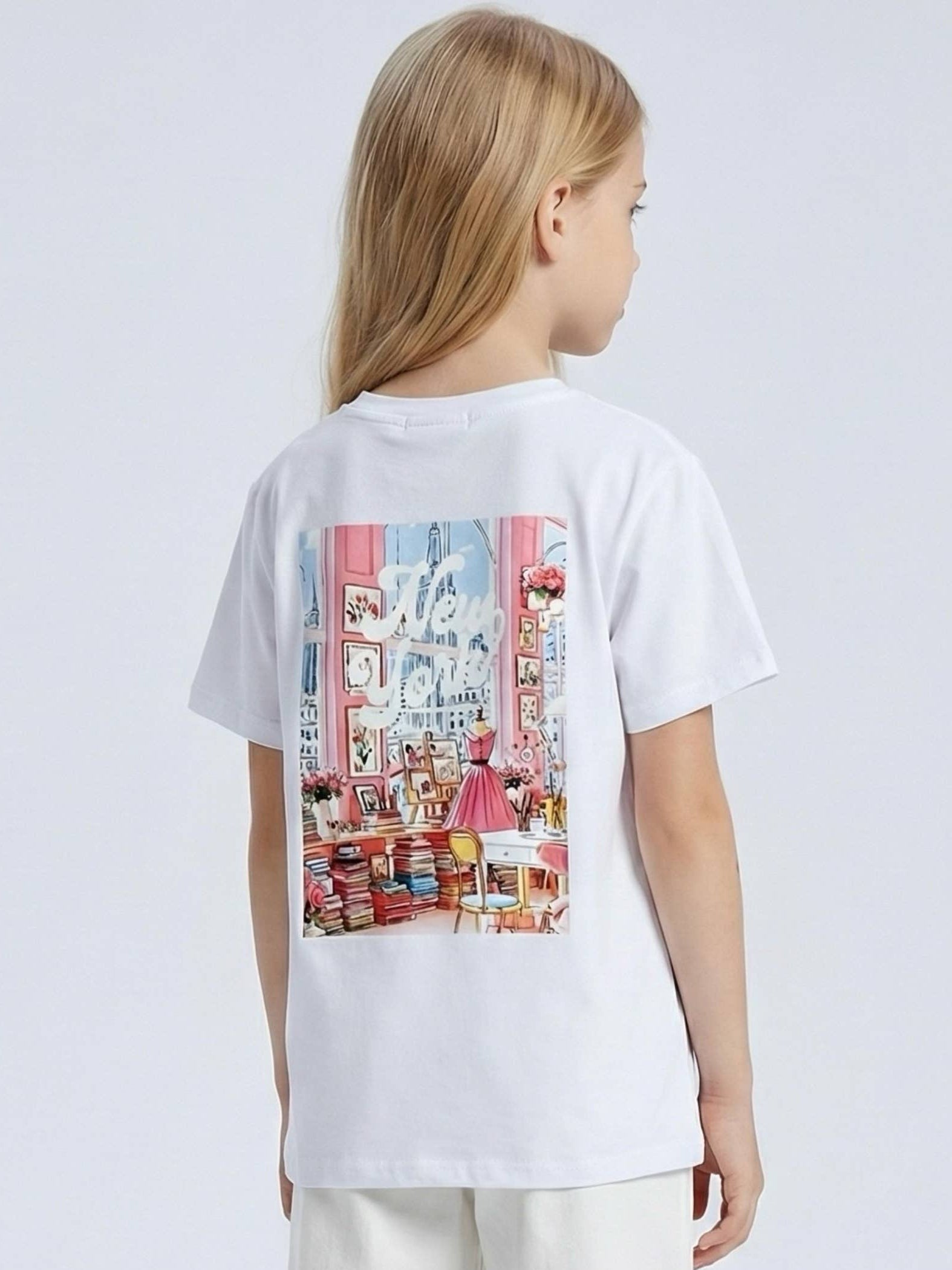 Mädchen-T-Shirt aus Baumwolle