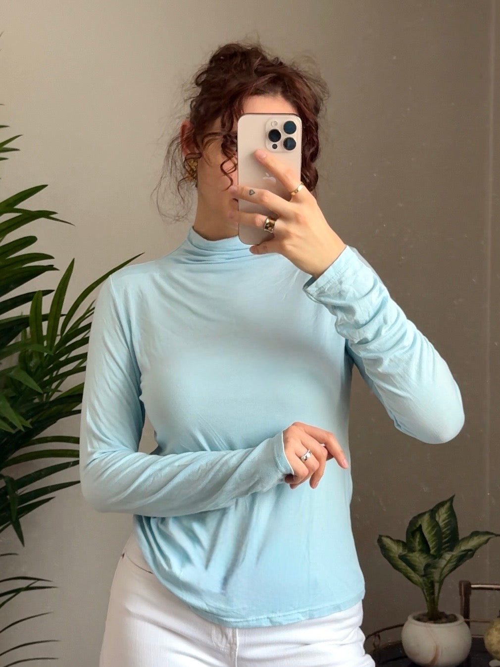 Viskose Basic Longsleeve, versch. Farben