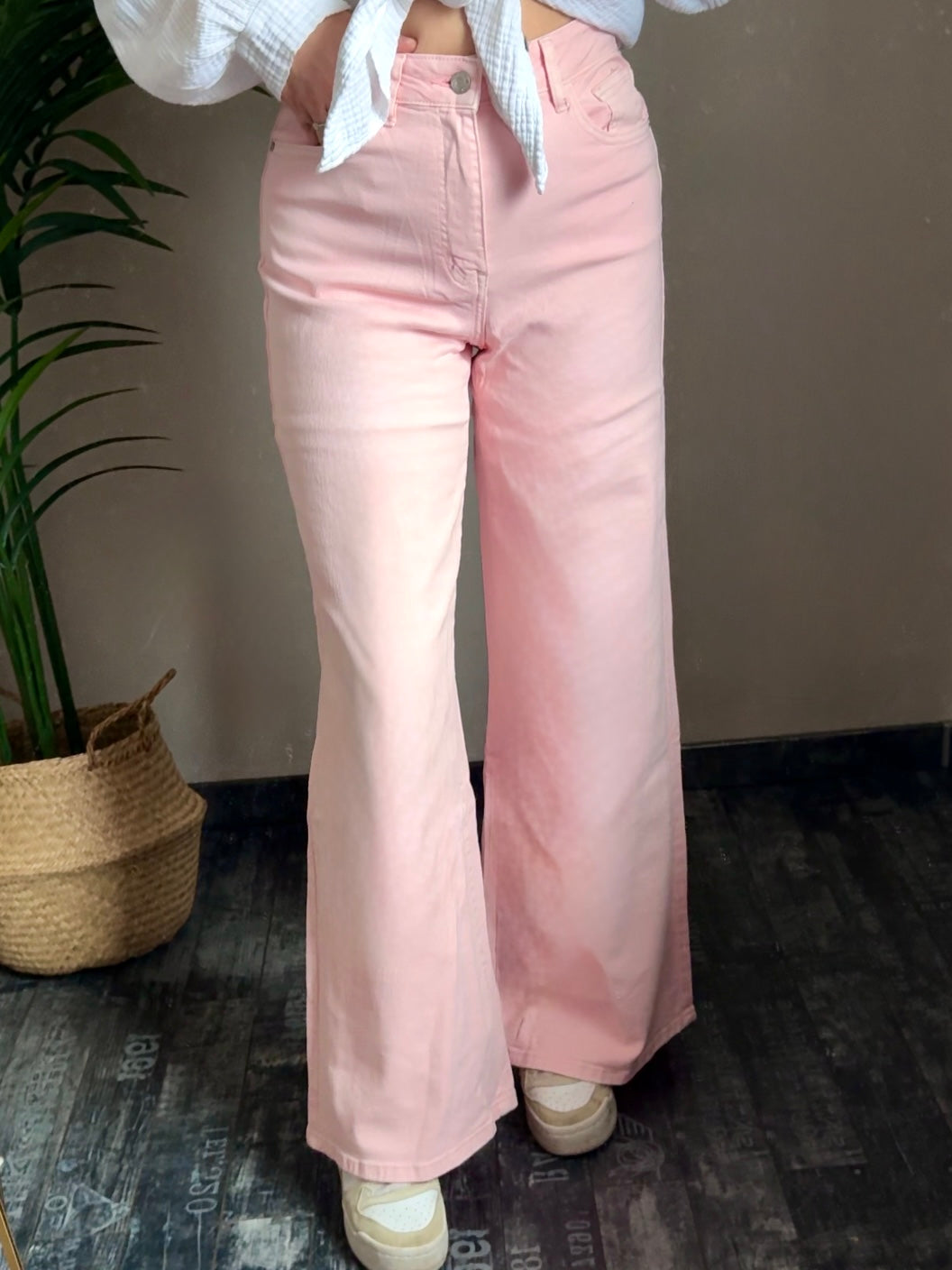 High Waist wide leg Jeans