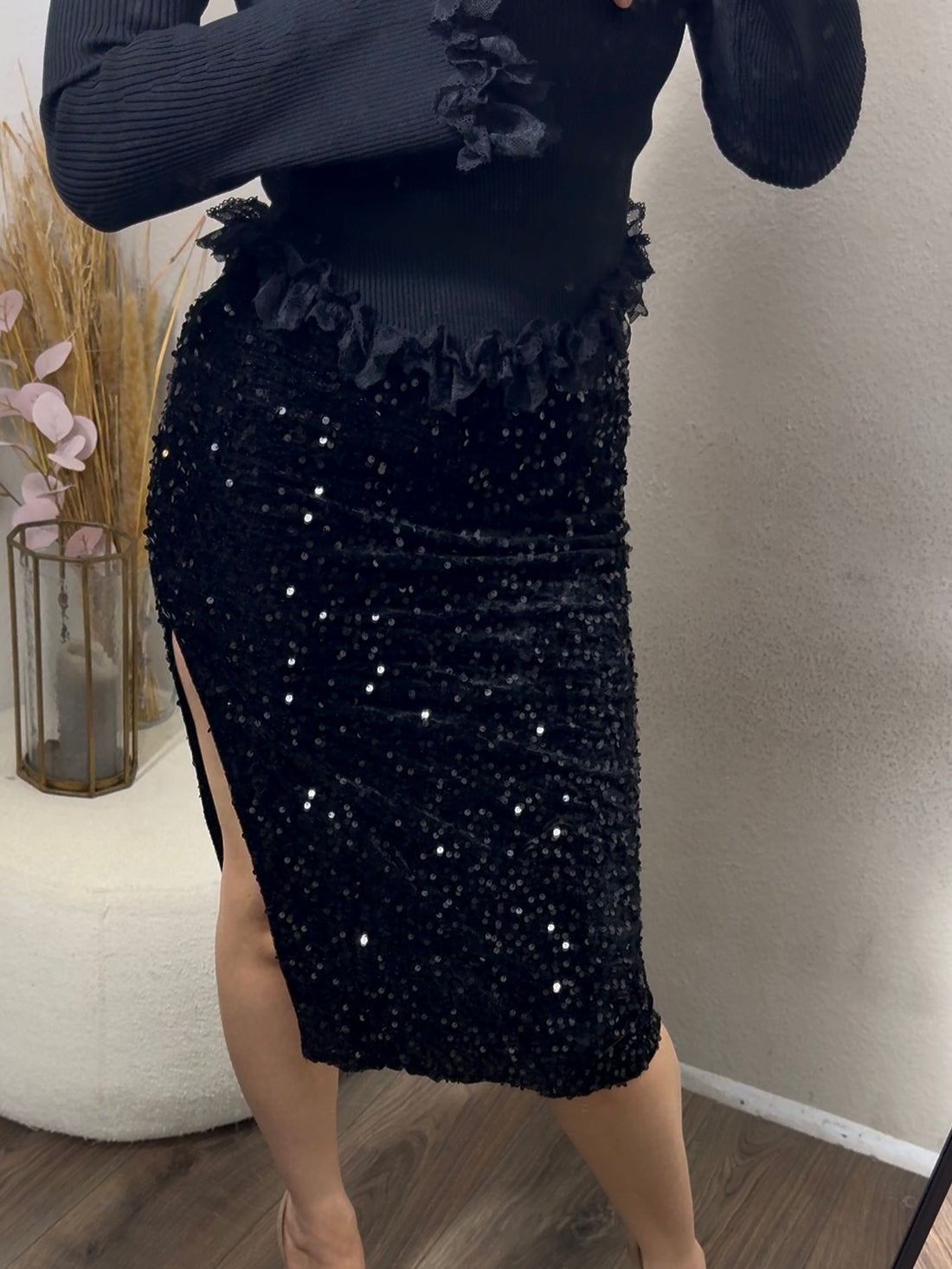 jupe midi à sequins – Ansicht 3