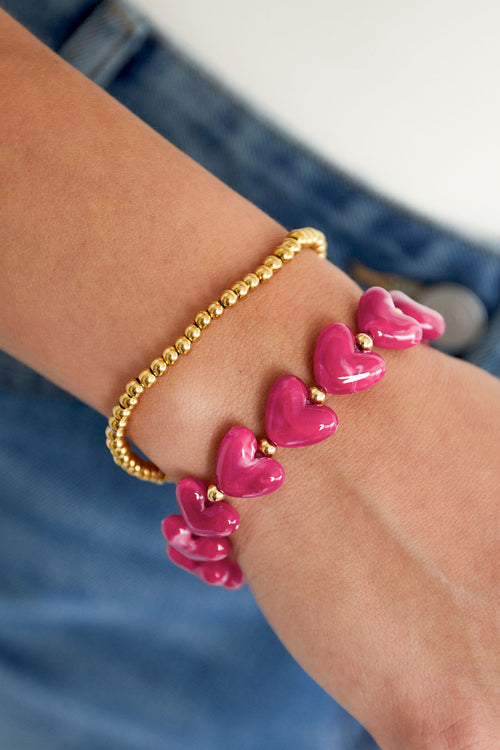 Armband mit Herzen