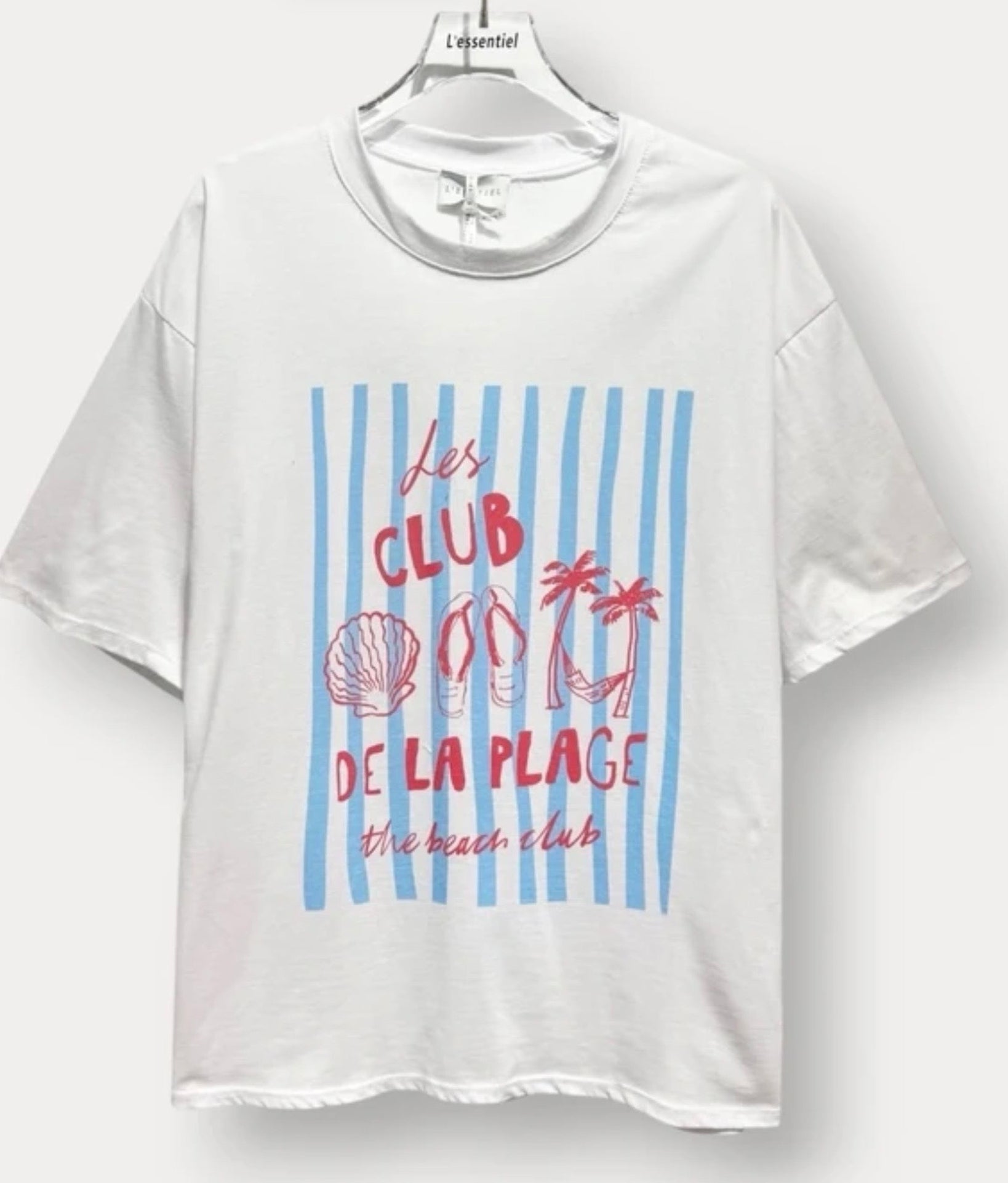 Oversize T-Shirt “Beach Club”
