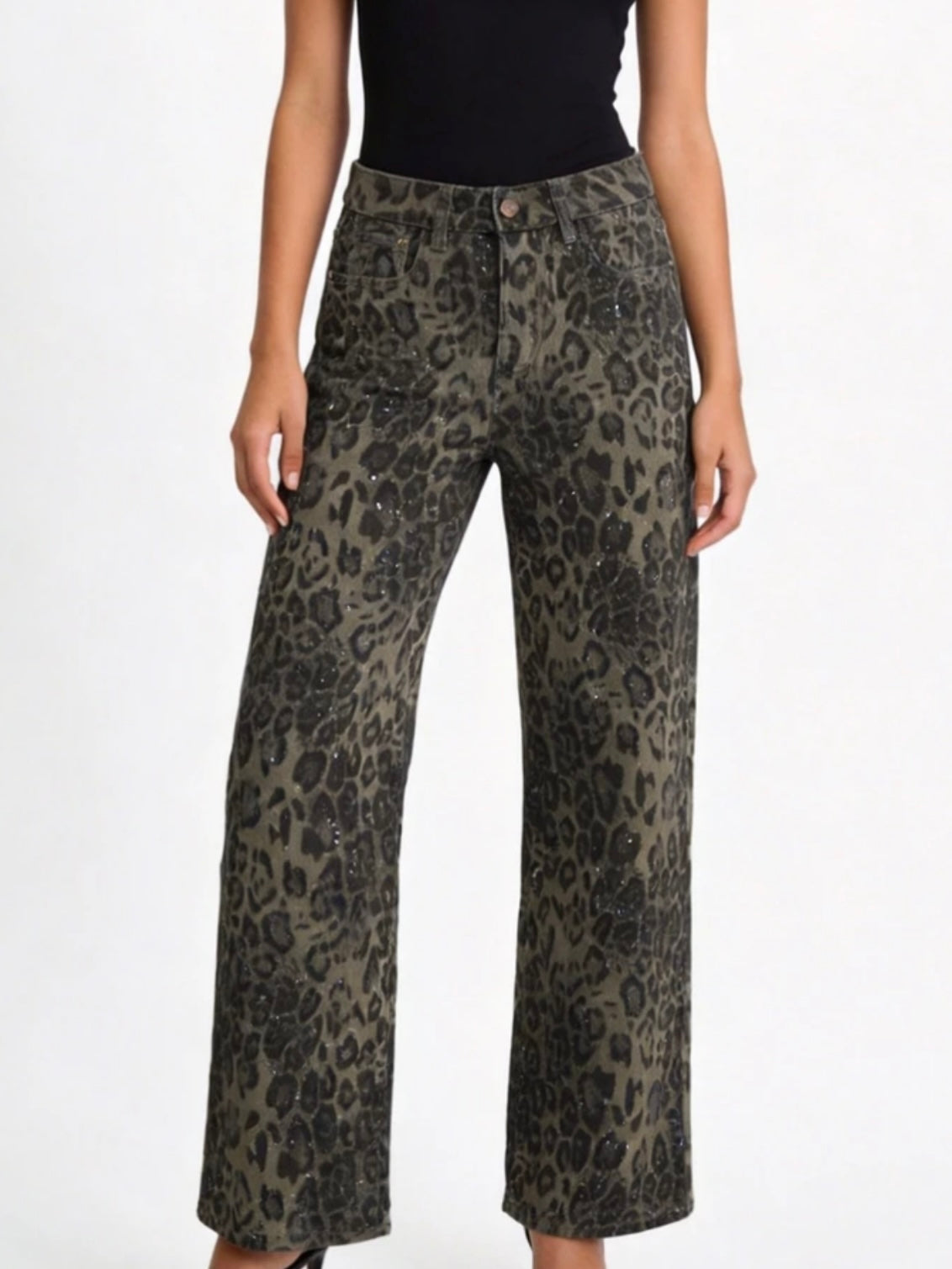 Leo Jeans mit Strasssteinen