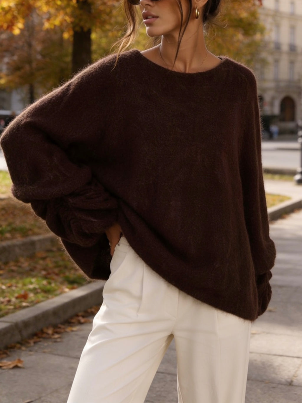 Pullover „Adelina“ Braun