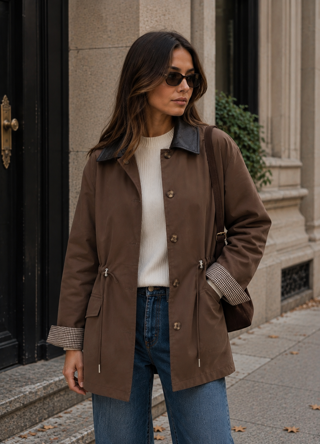 Wendejacke Braun