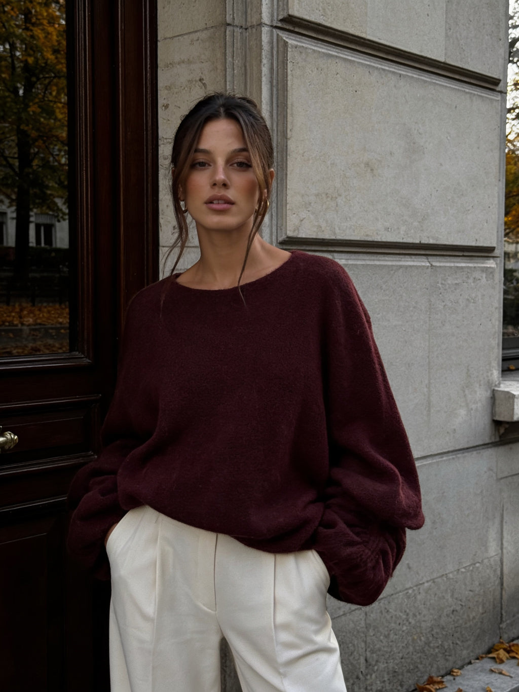 Pullover „Adelina“ Burgunder