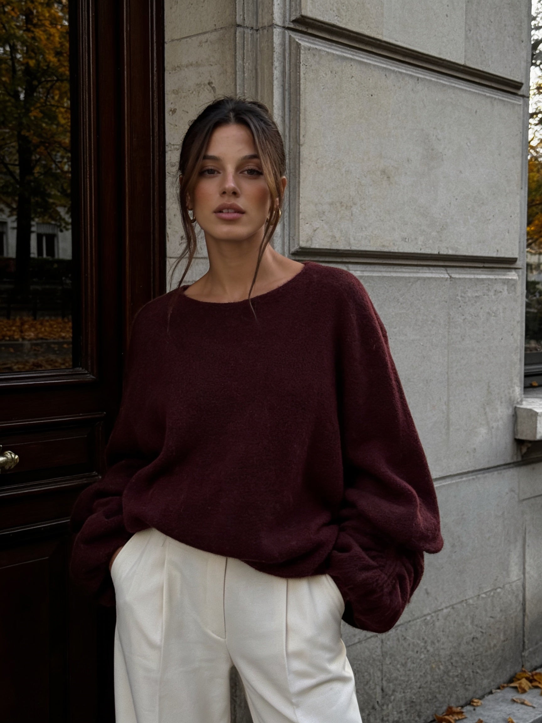 Pullover „Adelina“ Burgunder