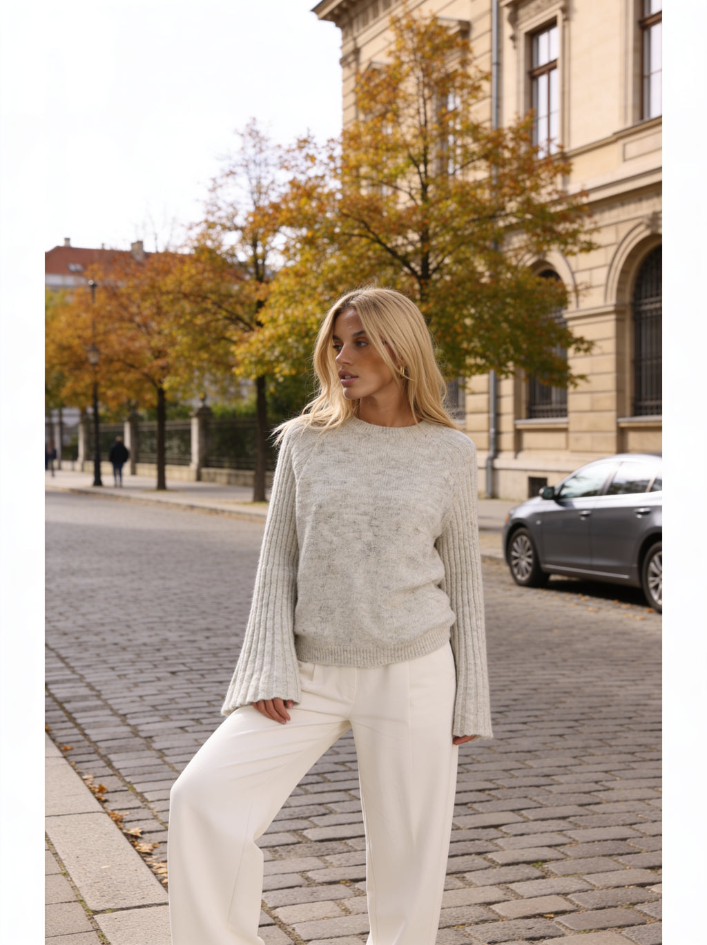 Pullover „Elani“ beige