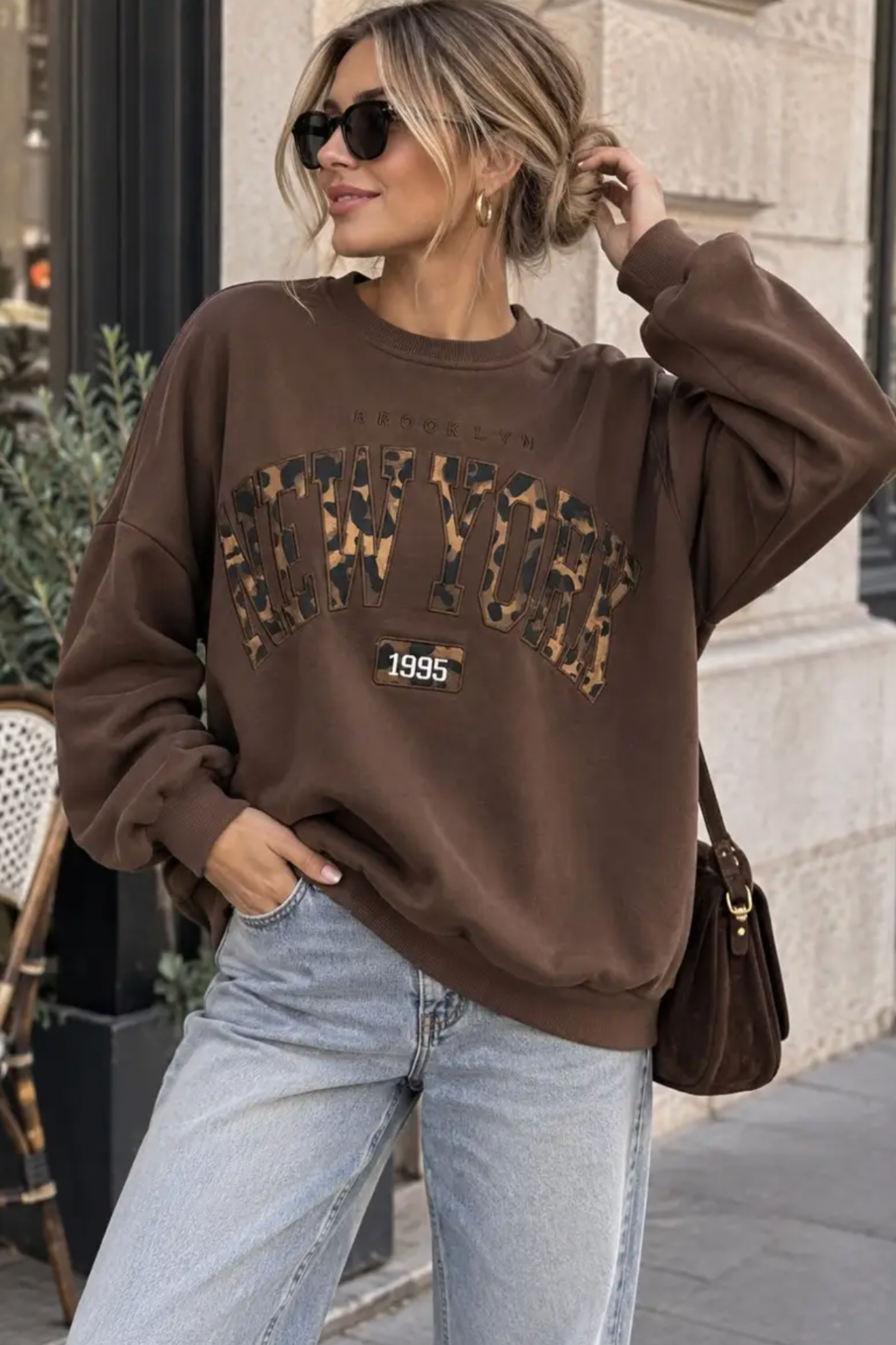 Oversize Sweatshirt NY Leo