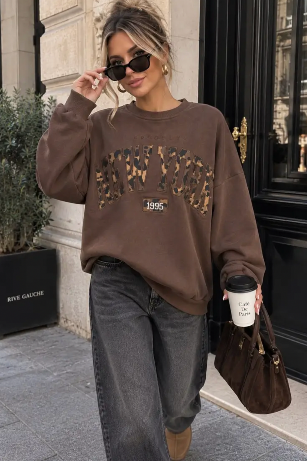 Oversize Sweatshirt NY Leo