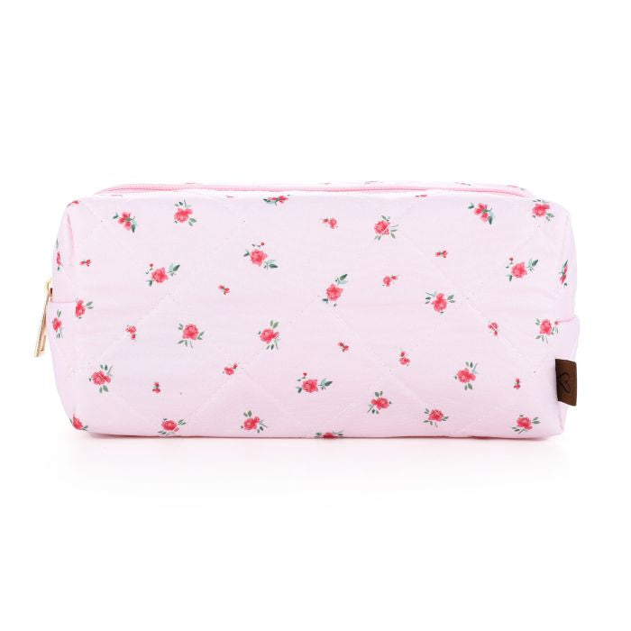 Kosmetiktasche mit Blumen