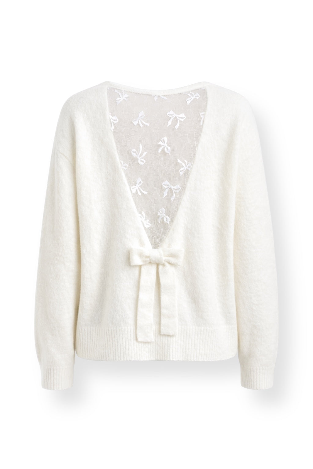 Pullover „soft bow“ weiß