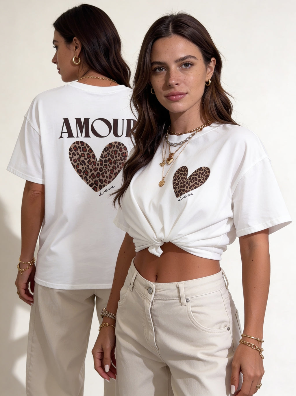 T-shirt leo Amour