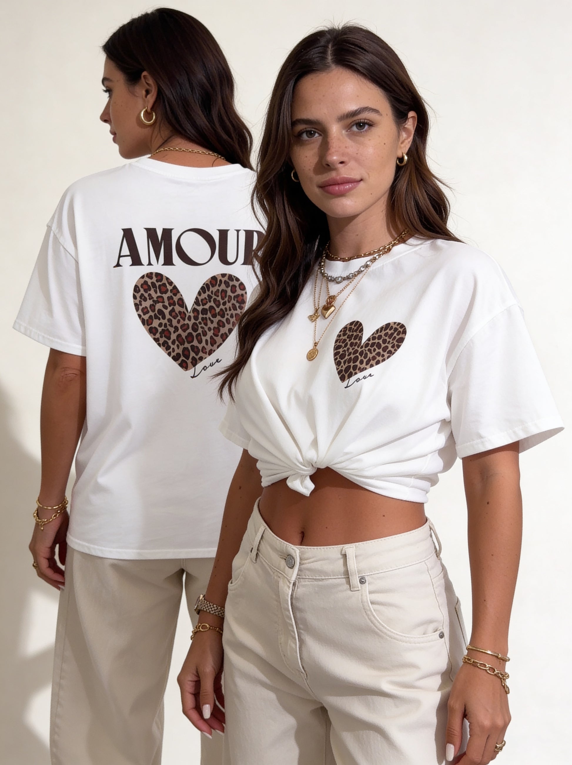 T-shirt leo Amour