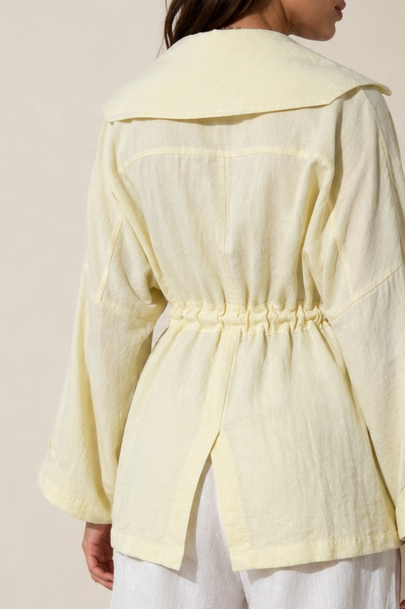 Sommer Trenchcoat gelb