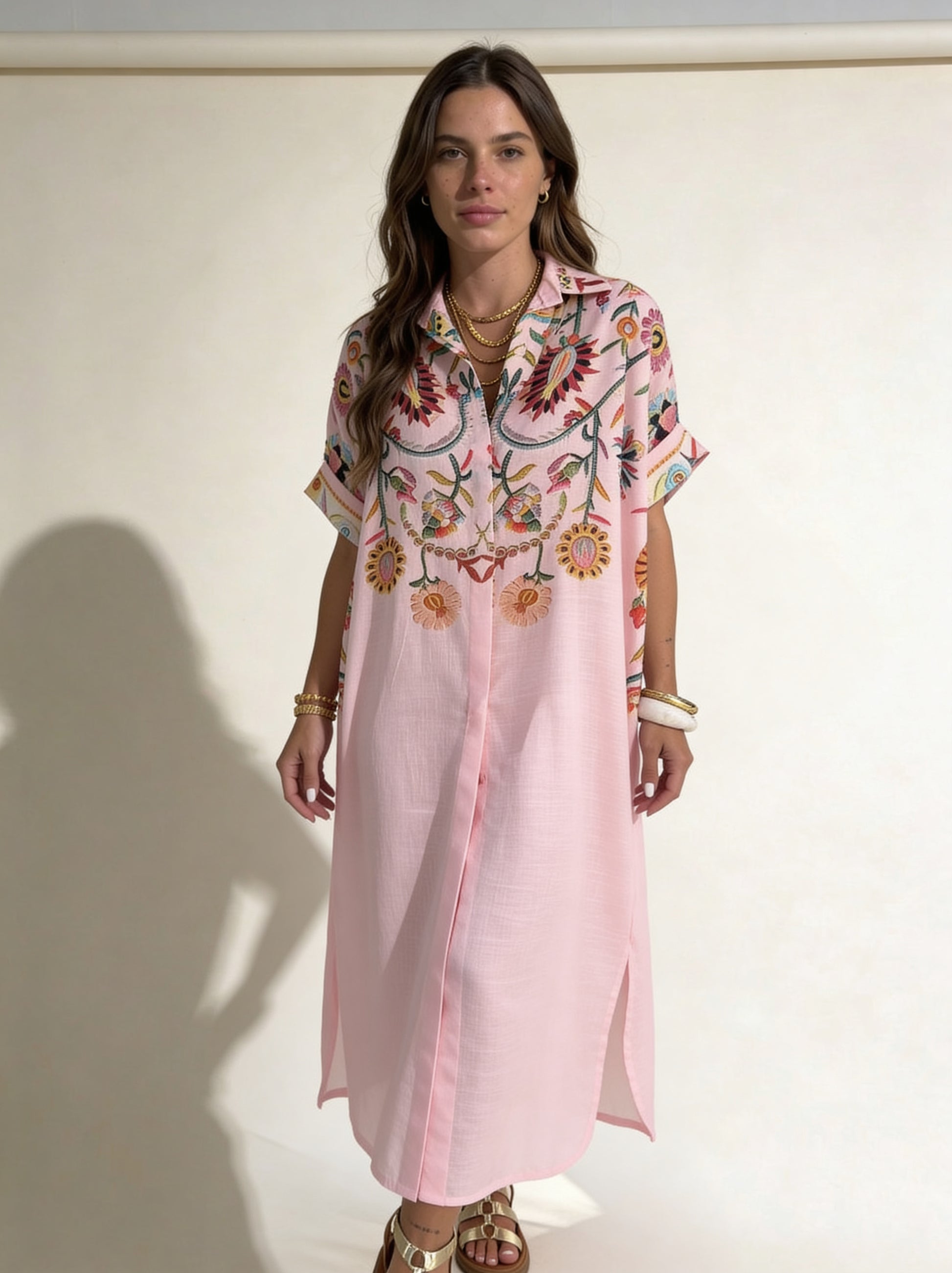 Florales Kleid