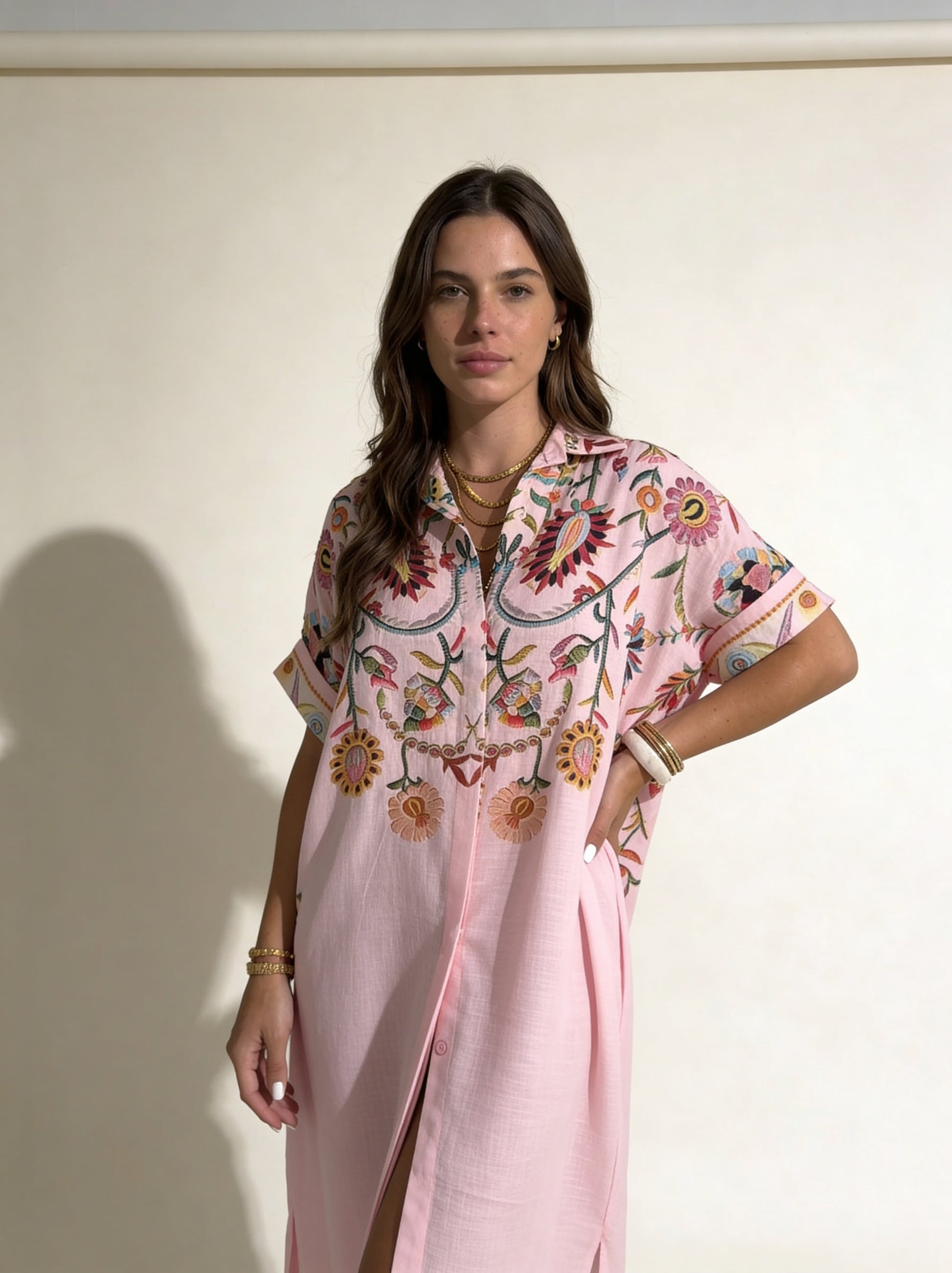 Florales Kleid