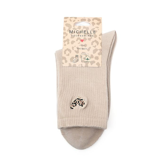 Baumwollsocken mit Leo-Herz – Ansicht 2
