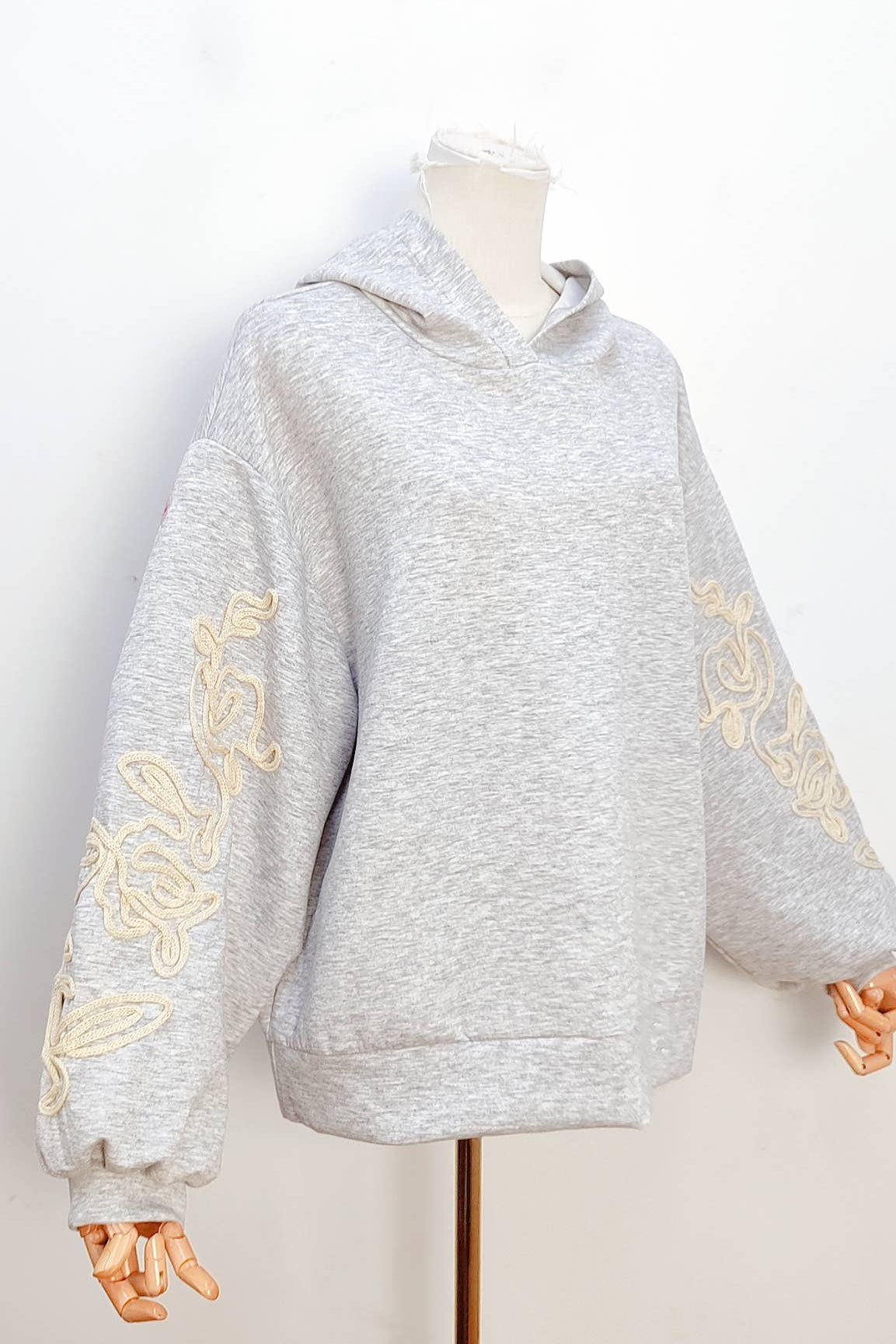 Kapuzenpullover grau