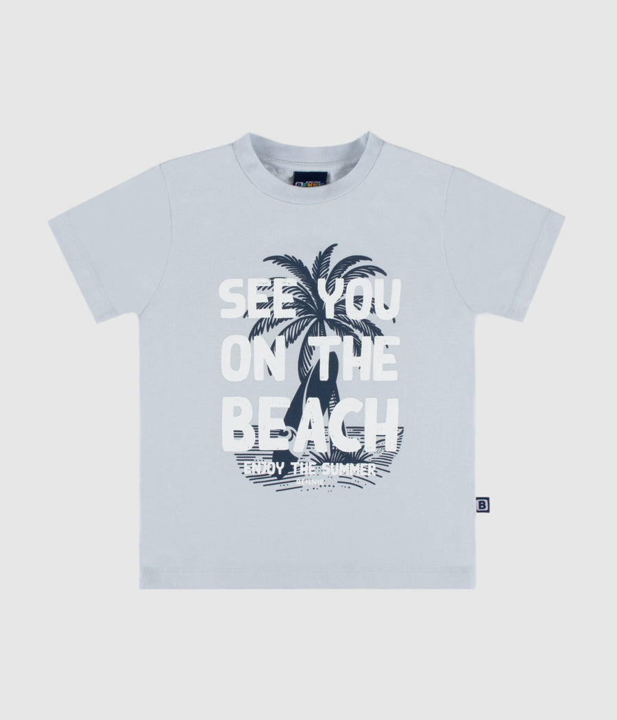 Jungen T-Shirt „See you on the Beach“ – Ansicht 2