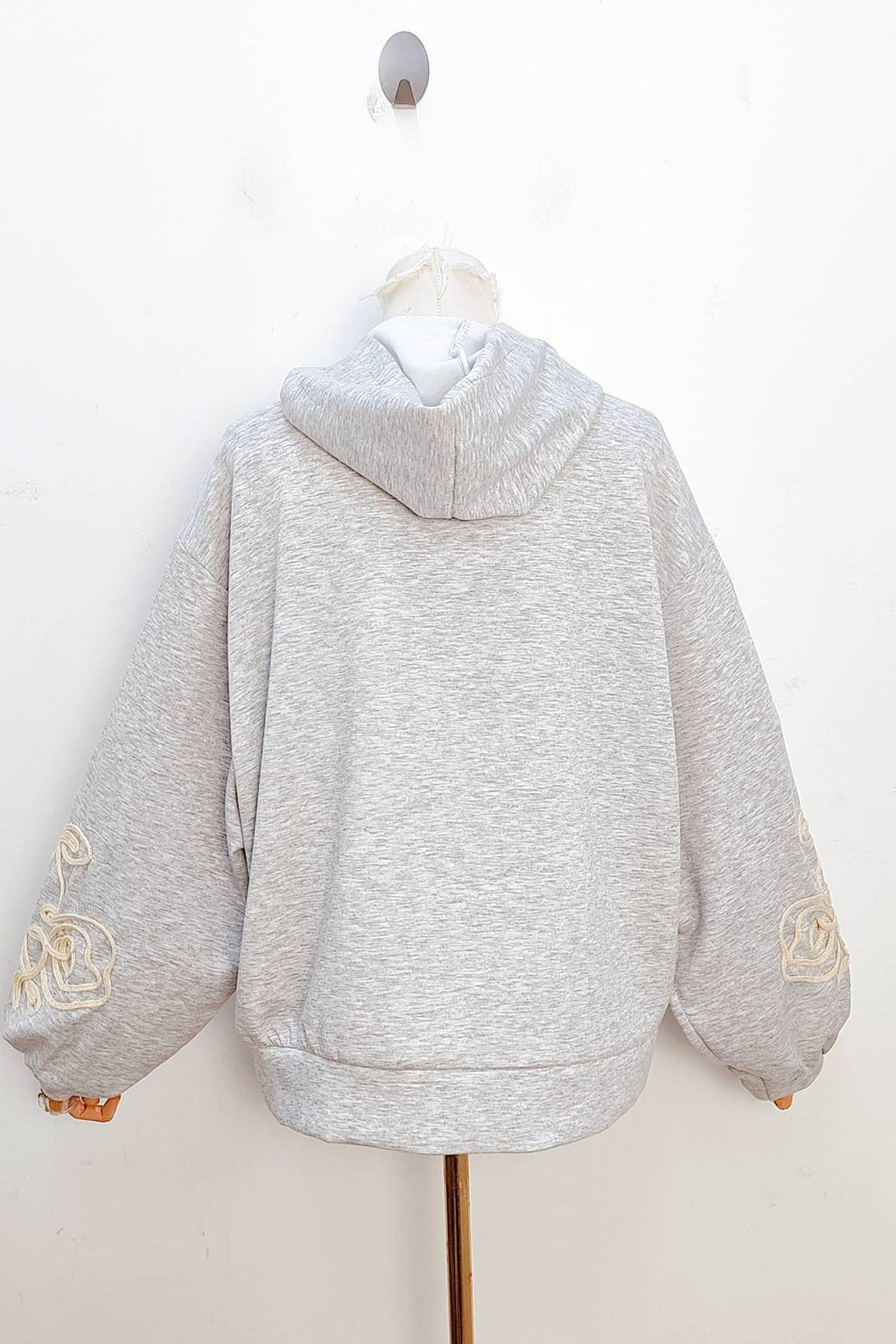 Kapuzenpullover grau